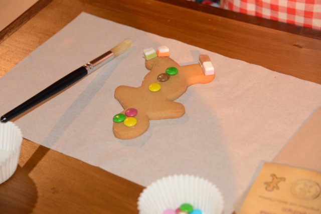 Gingerbread decorating at Lapland UK