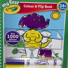 My First Crayola – Colour and Flip book