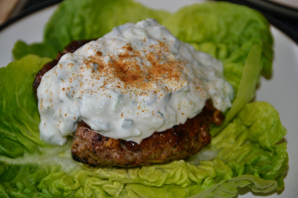 Lamb burgers