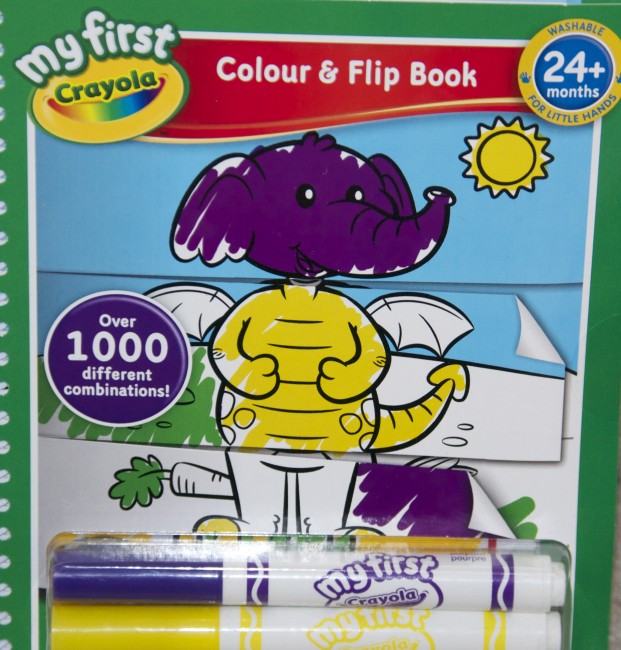Crayola, flip book