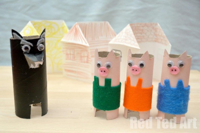 Three Little Pigs craft