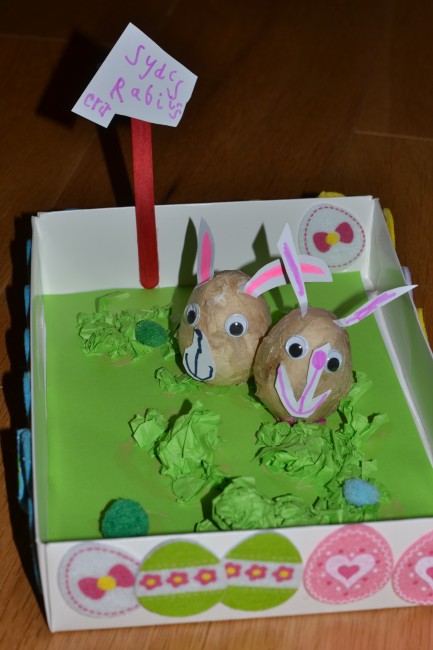 Decorated Eggs Rabbits