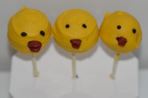 chick cake pops