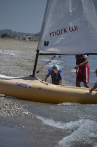 Sailing at Levante