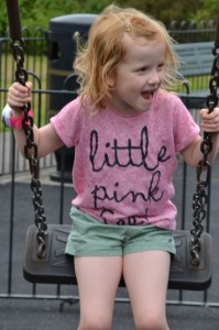 girl on swing