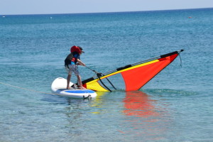 kids windsurfing