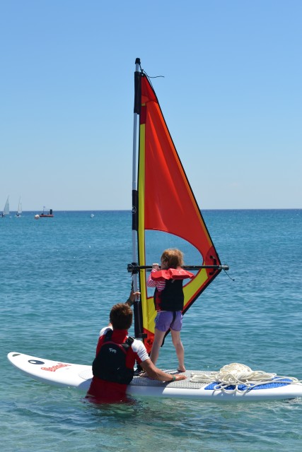 Windsurfing in Junior Club
