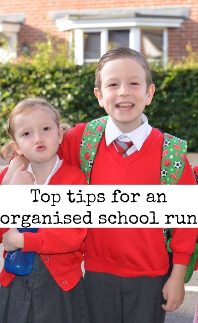 top tips for an organised school run