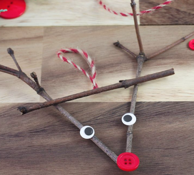 Twig Christmas decorations