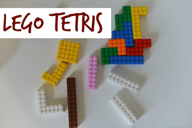 Homemade LEGO Tetris Game 