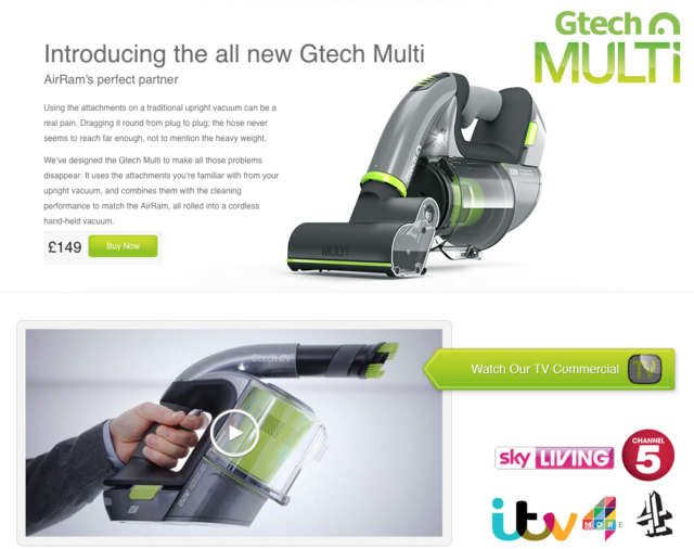 Gtech Multi Cordless