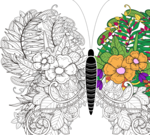 mindful colouring sheet