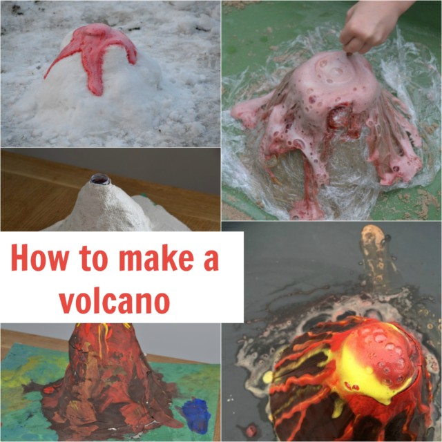How to make a volcano