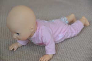 Baby Annabell crawl