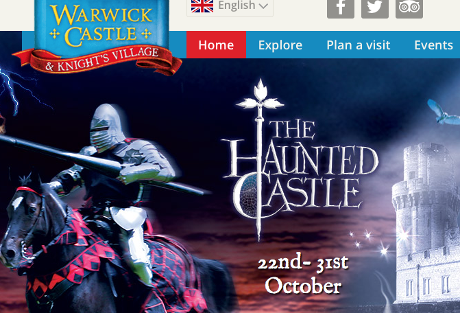 Halloween at Warwick Castle