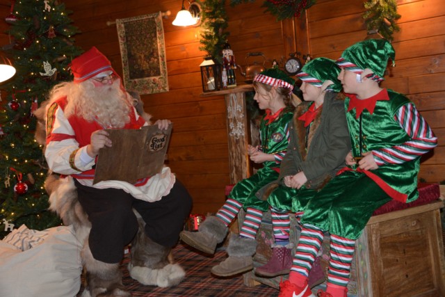 Meeting Santa at Lapland UK