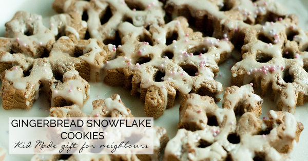 gingerbread snowflakes