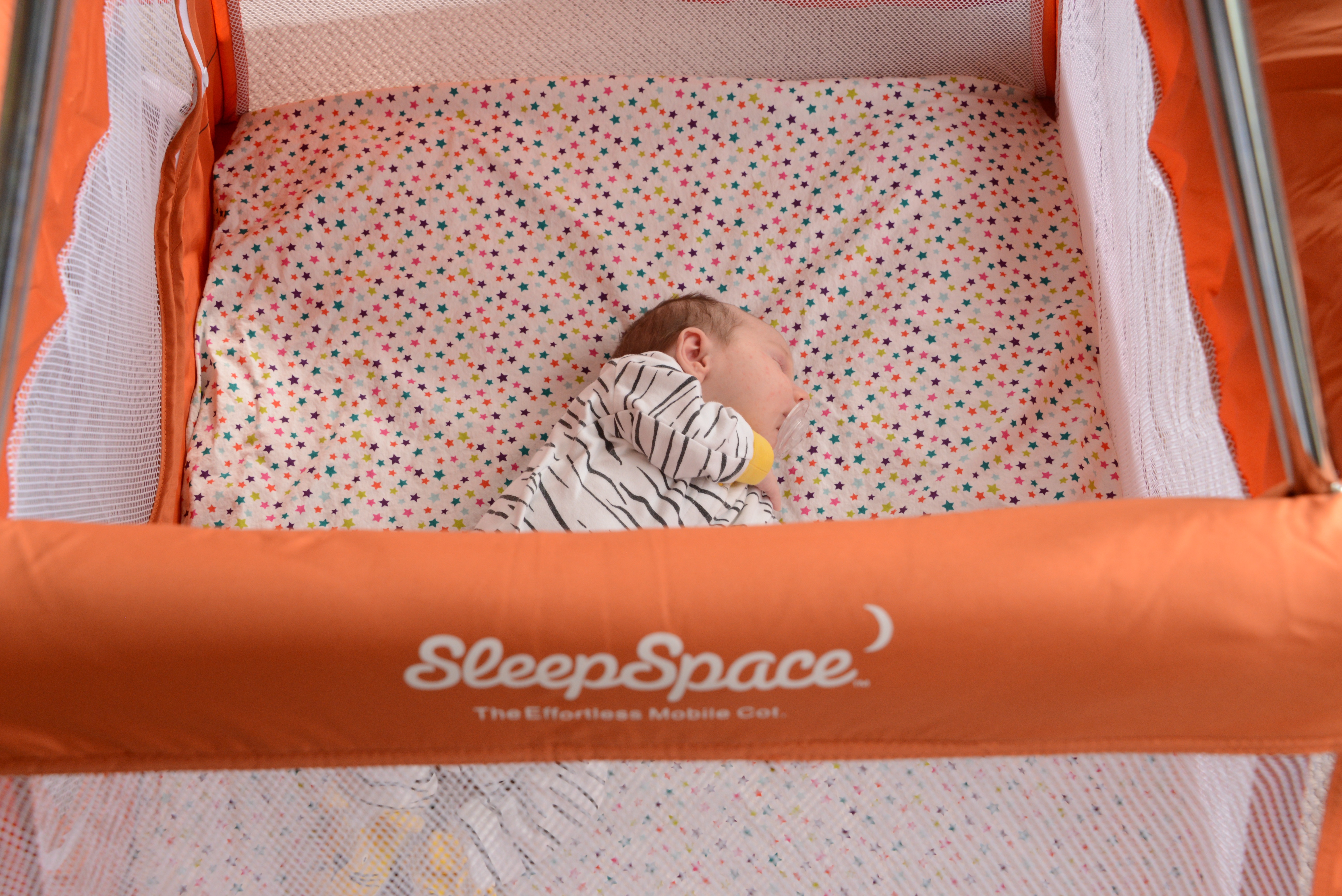 SleepSpace Travel Cot