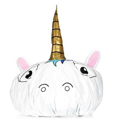 unicorn shower cap