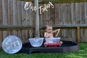 First birthday messy play