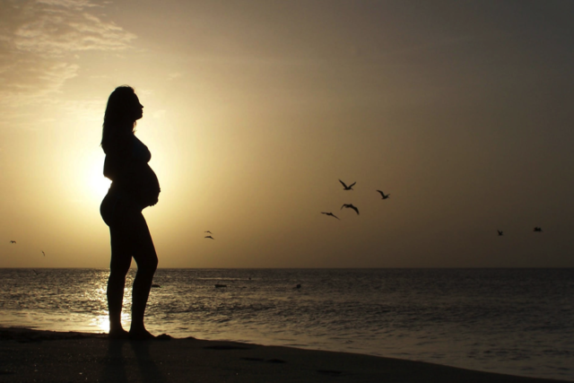 Pregnant silhouette