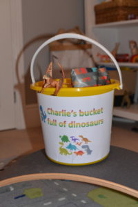 Harry's Bucketful of dinosaurs