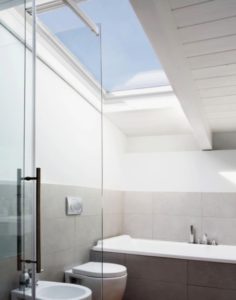 VELUX windows in a bathroom