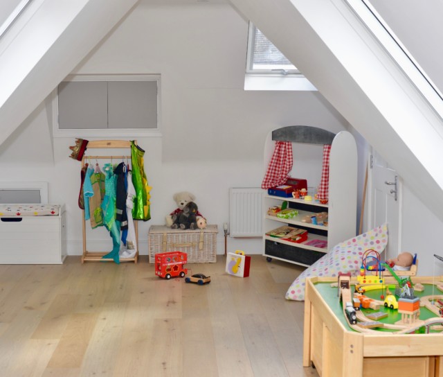 Loft Conversion Playroom with Velux Roof Windows