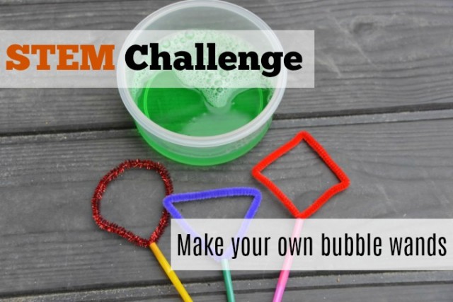 Make your own bubble wand