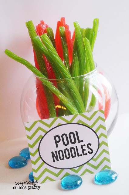 Candy pool noodles