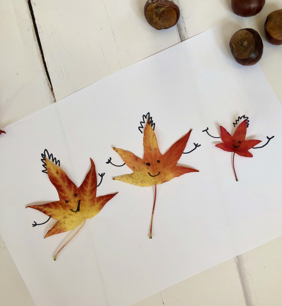 Leaf Drawing #leafcrafts #leaftcraftsforkids