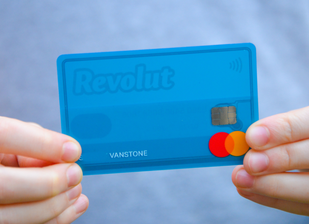 Revolut child Card in hands