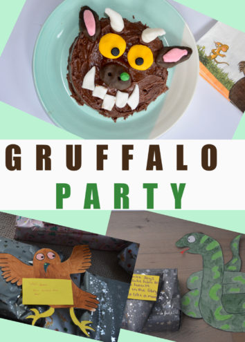 Fun ideas for a Gruffalo Party - Gruffalo food, Gruffalo treasure hunt and Gruffalo games