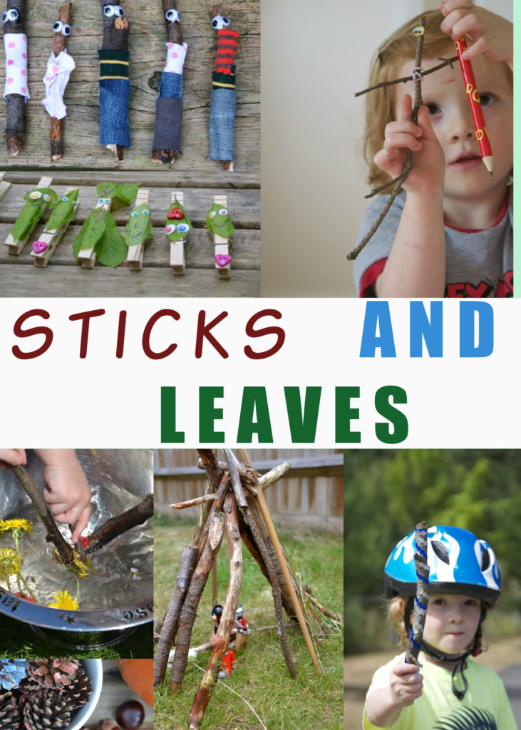 Fun things to do with sticks and leaves. Make leaf people, stick people, stickmen, stick dens, magic wands and more stick crafts #stickcrafts #naturecrafts #leafcrafts