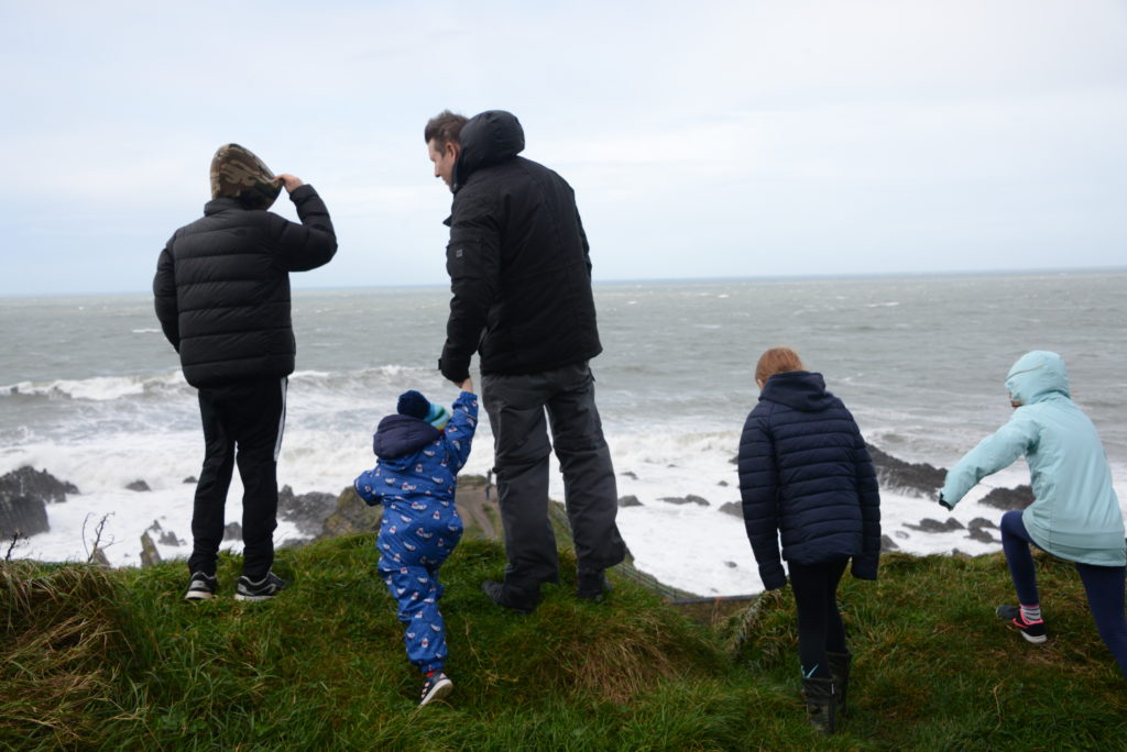 windy Hartland Quay