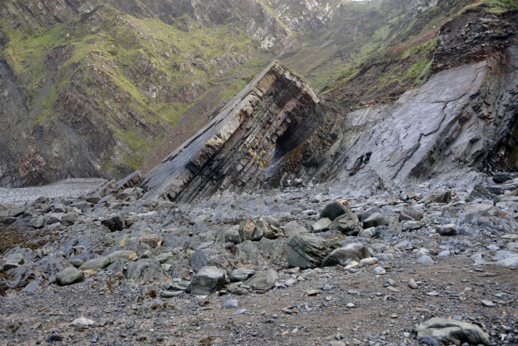 rocks at Hartland Quay