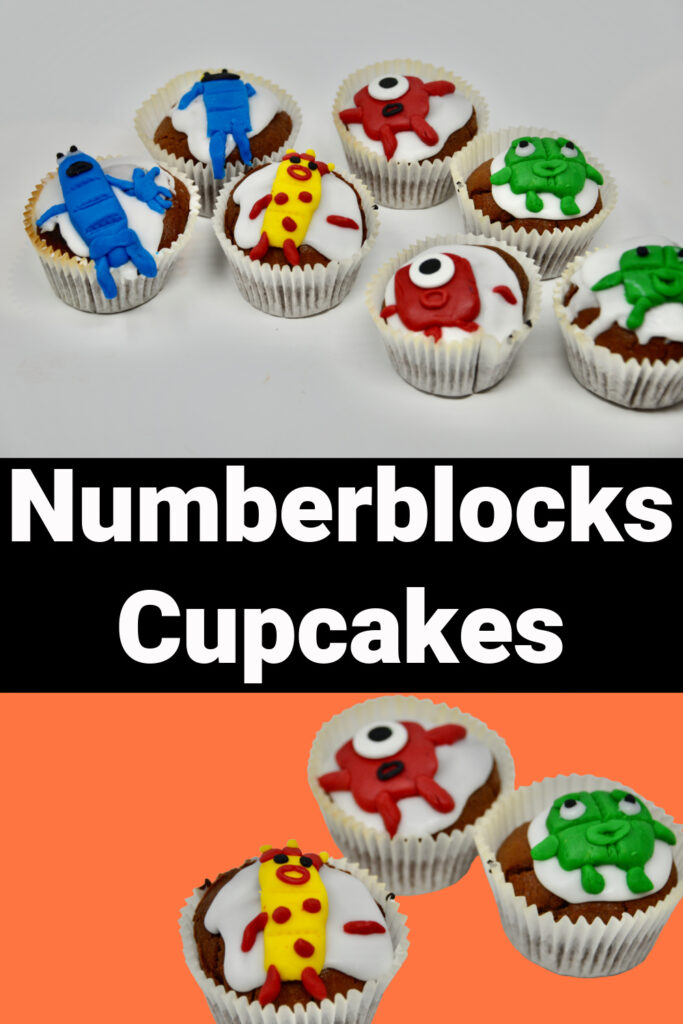 Numberblocks cupcakes. Great food idea for a number blocks party