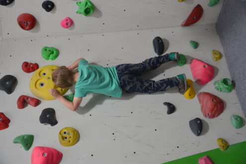 2-6 area at Oakwood Climbing Centre