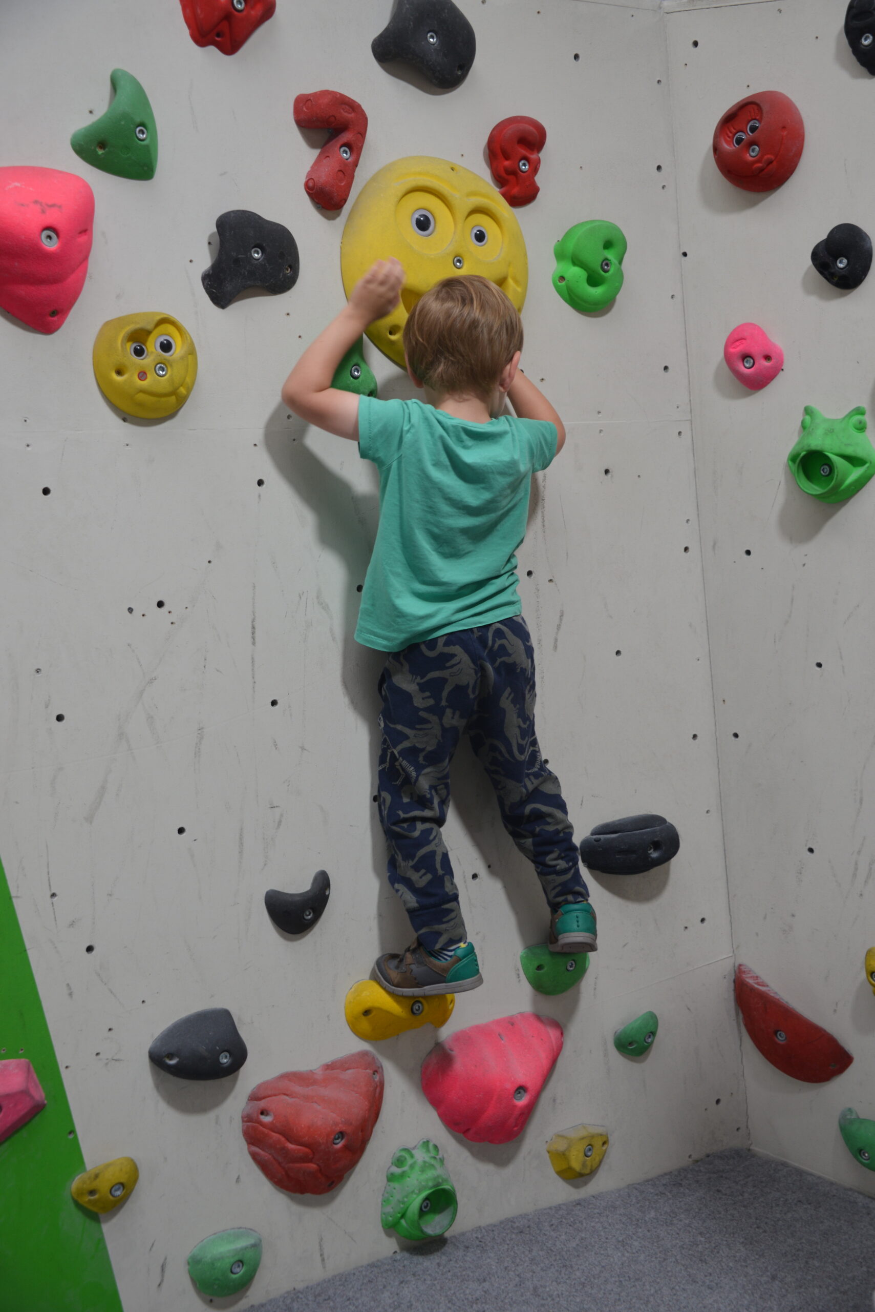 2-6 area at Oakwood Climbing Centre