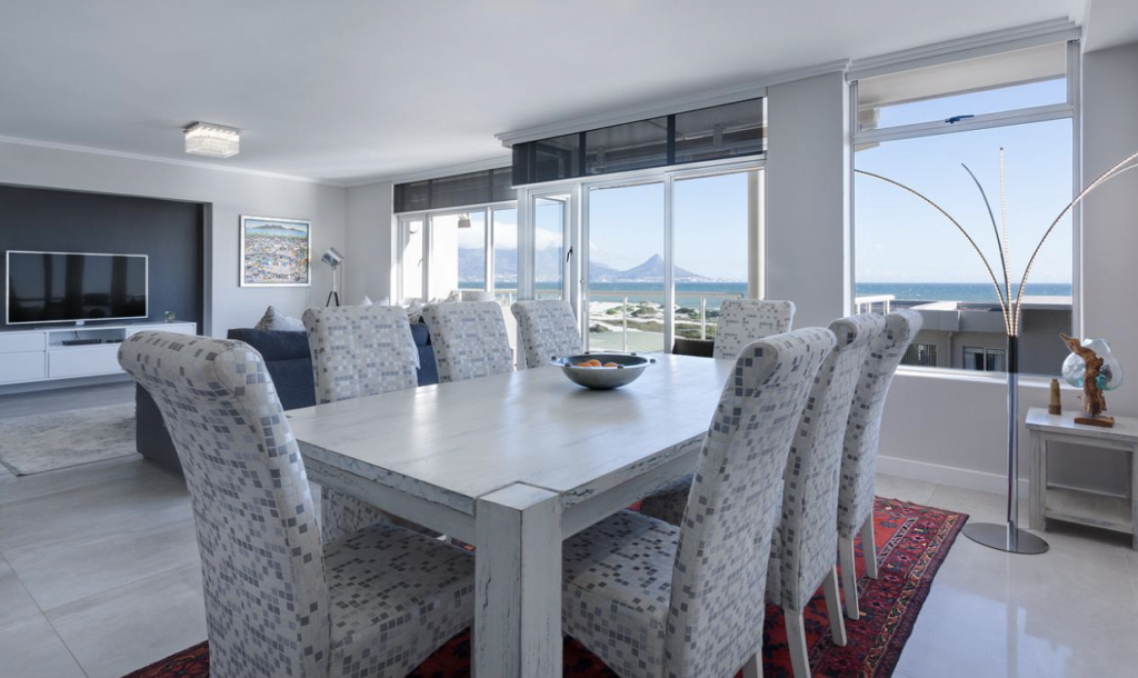 dining room table in grey