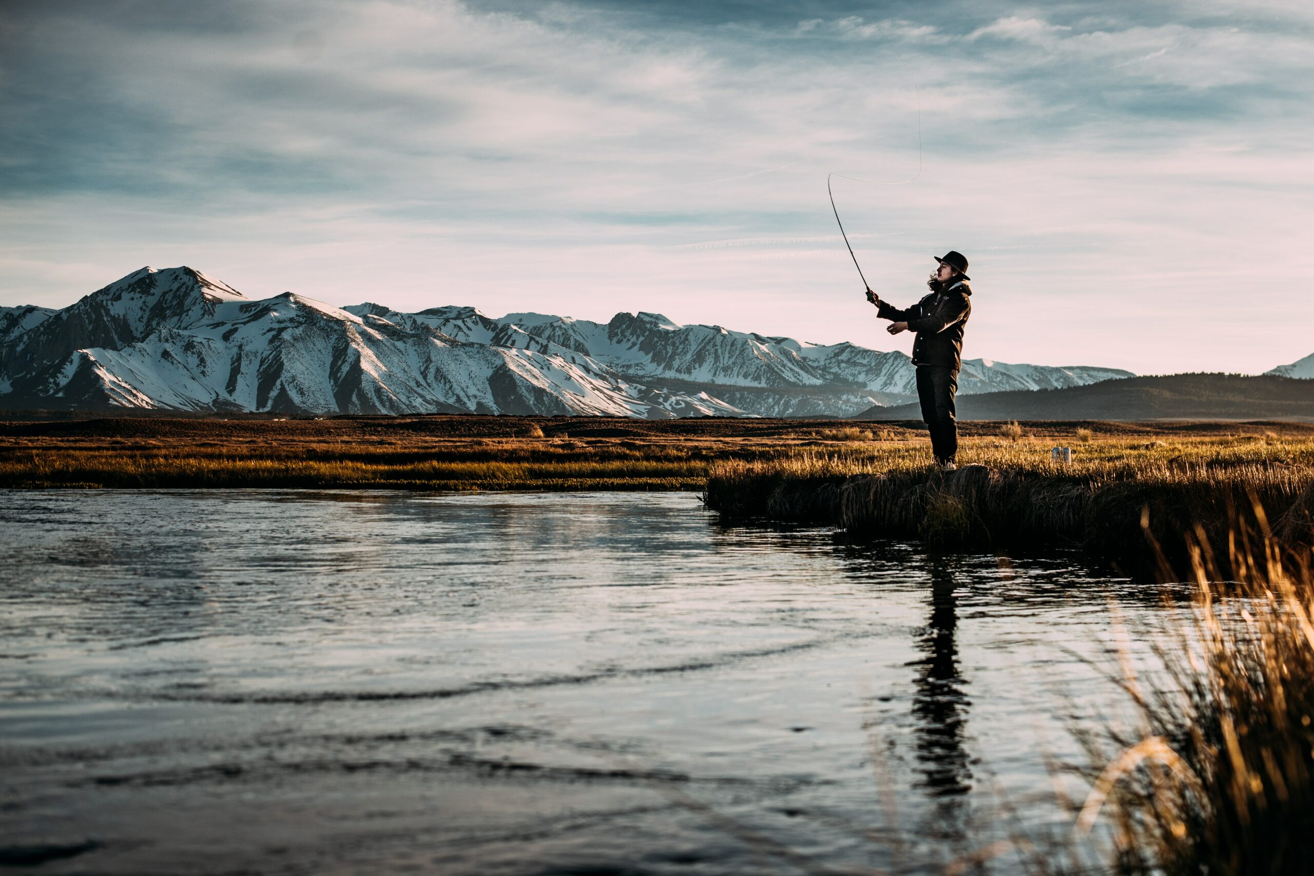 Man fishing