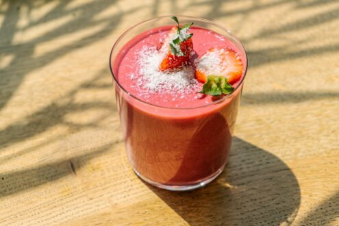 Image of a red smoothie