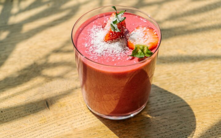 Image of a red smoothie