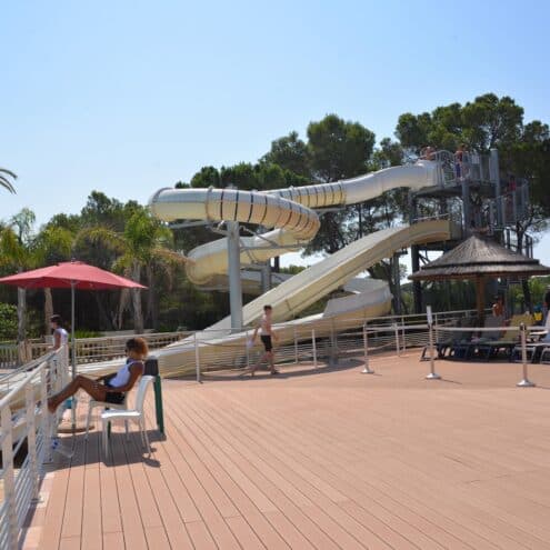 Waterslides at La Palmeraie