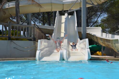 Waterslides at La Palmeraie