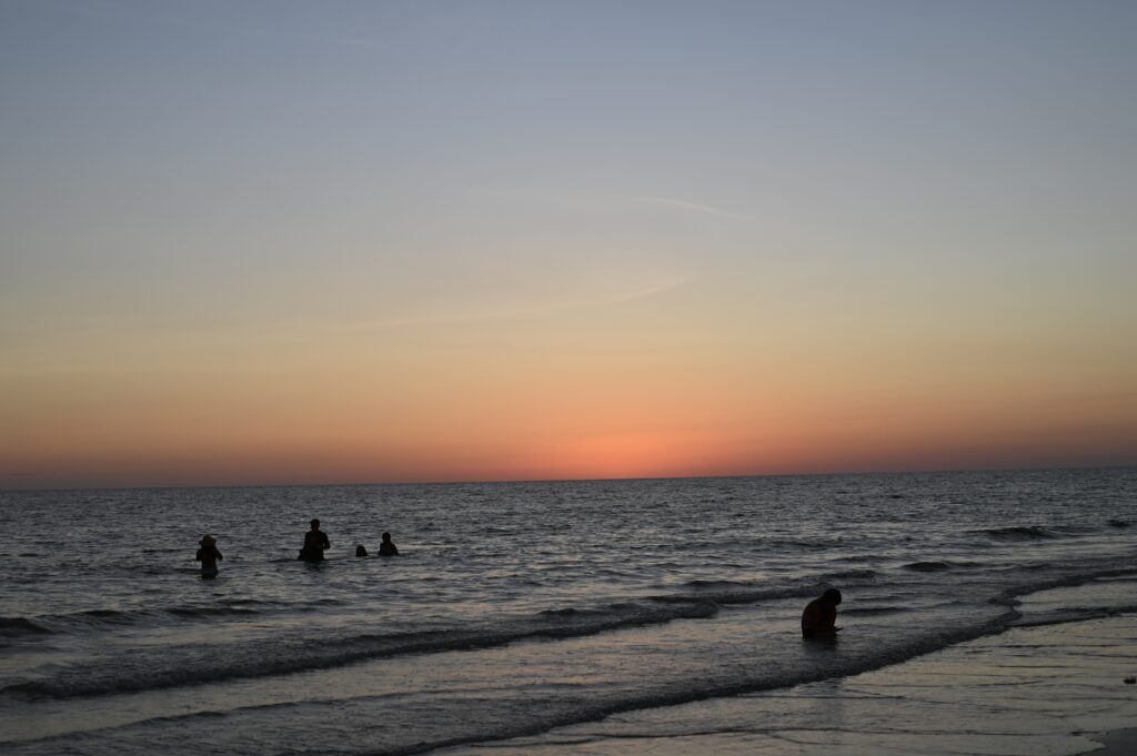 Sunset on the beach at Indian Shores